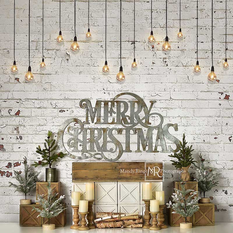 Kate Merry Farmhouse Christmas Backdrop Designed By Mandy Ringe Photography -UK