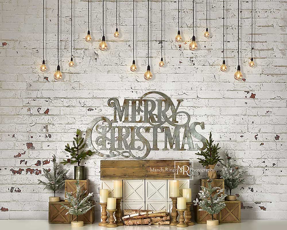 Kate Merry Farmhouse Christmas Backdrop Designed By Mandy Ringe Photography -UK
