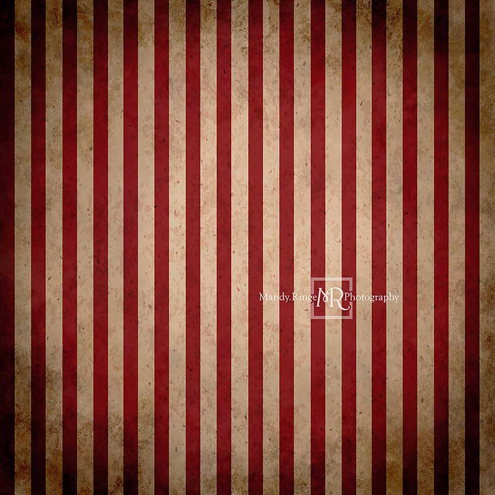 Kate Vintage Circus Stripes Children Backdrop Designed By Mandy Ringe Photography -UK