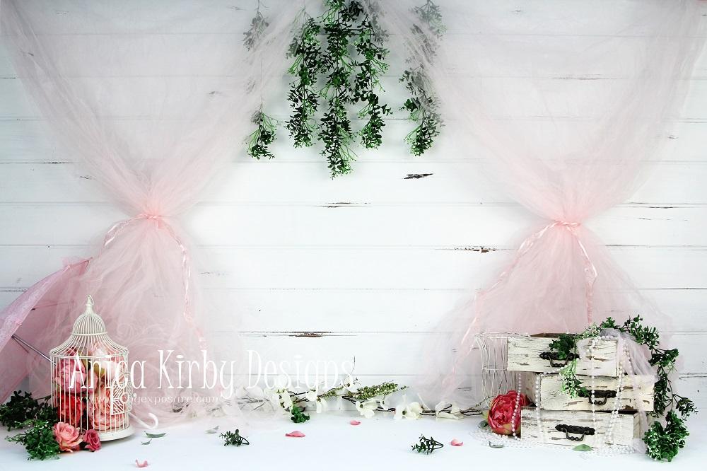 Kate Garden Party in Pink Backdrop designed by Arica Kirby -UK