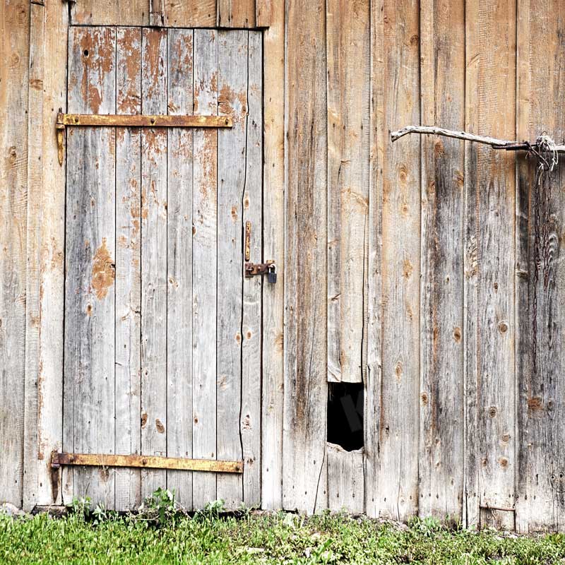 Kate Old Wooden Door Background Retro Outdoor Photo Backdrops -UK