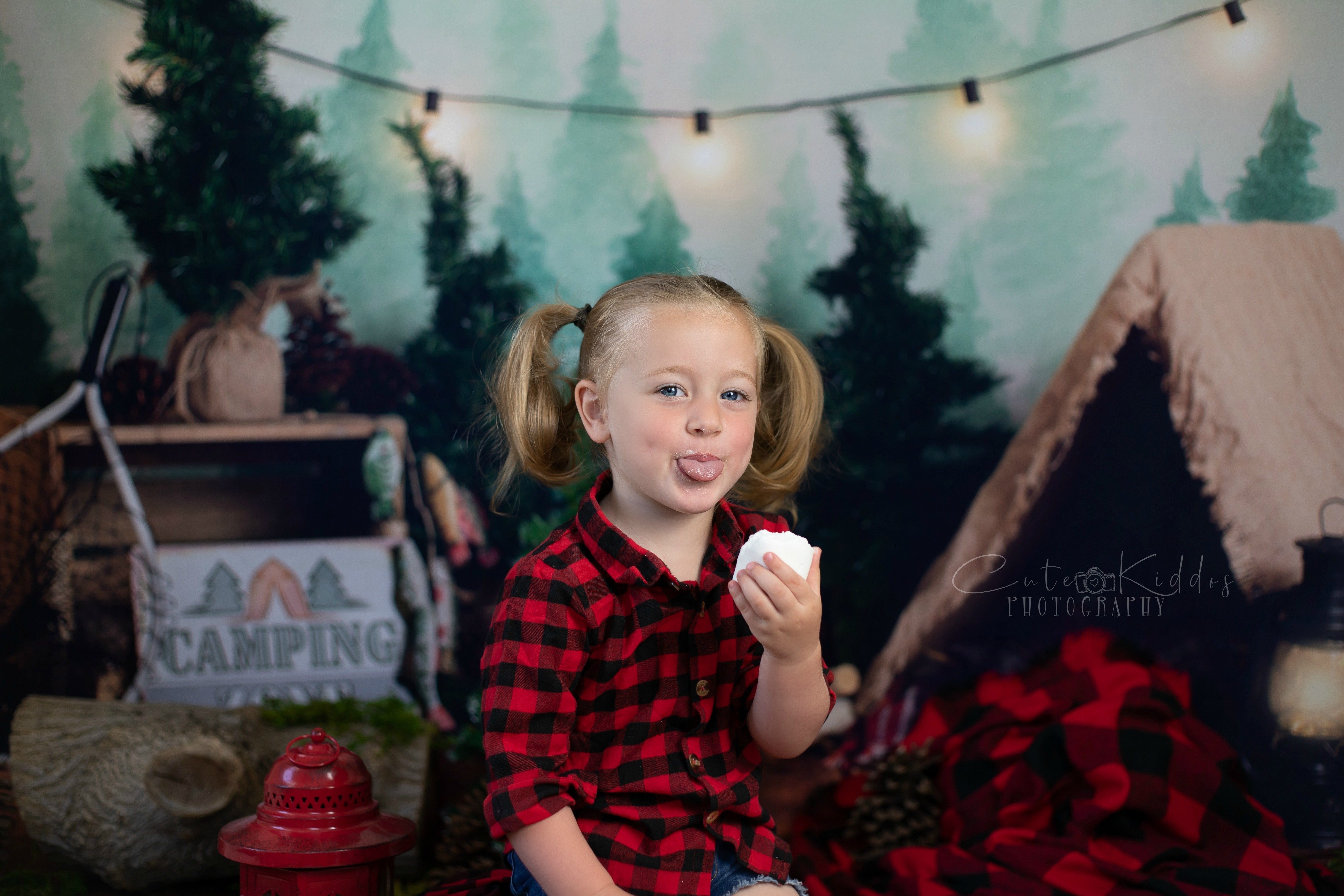 Kate Forest Camping Children Backdrop Designed by Megan Leigh Photography -UK