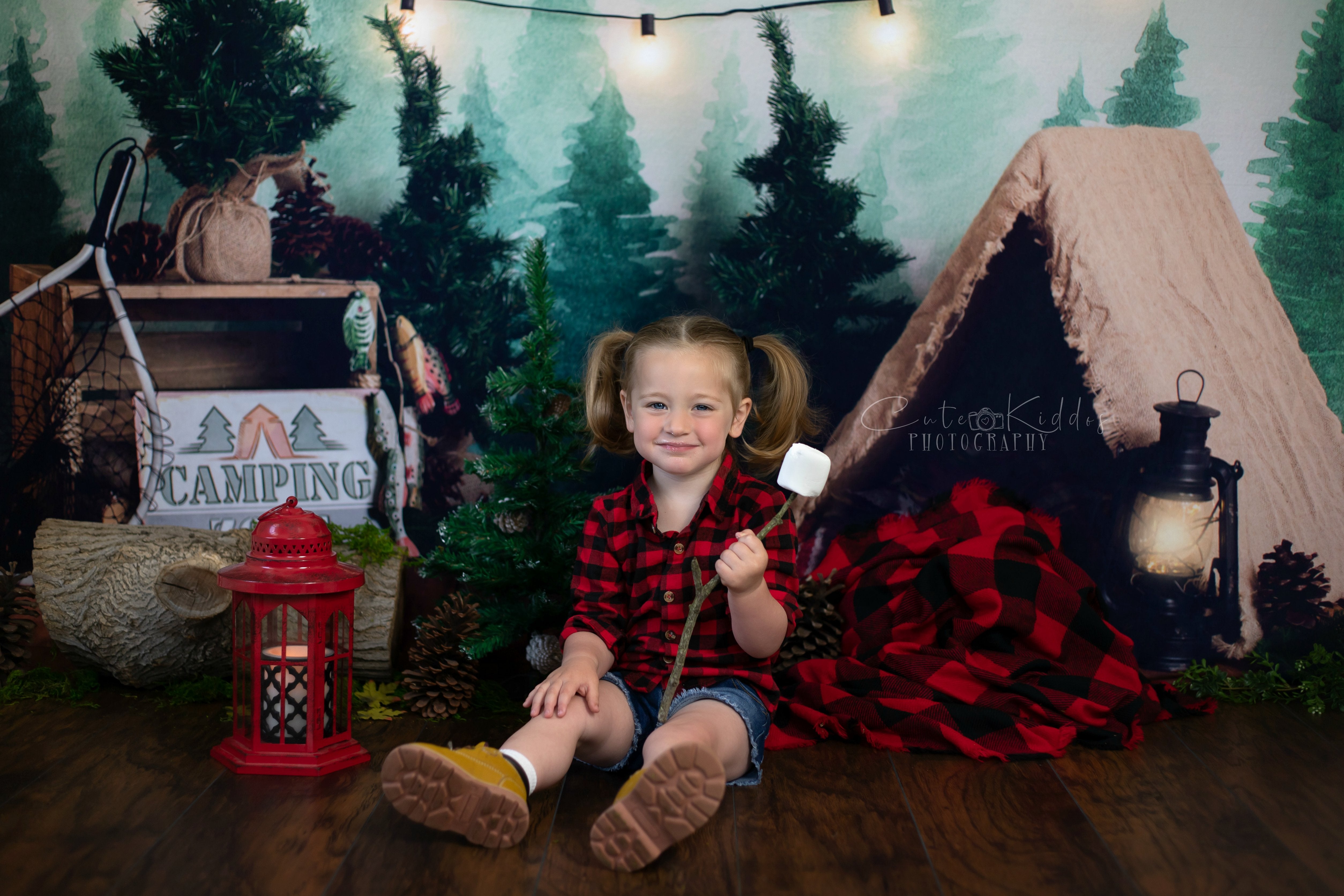 Kate Forest Camping Children Backdrop Designed by Megan Leigh Photography -UK