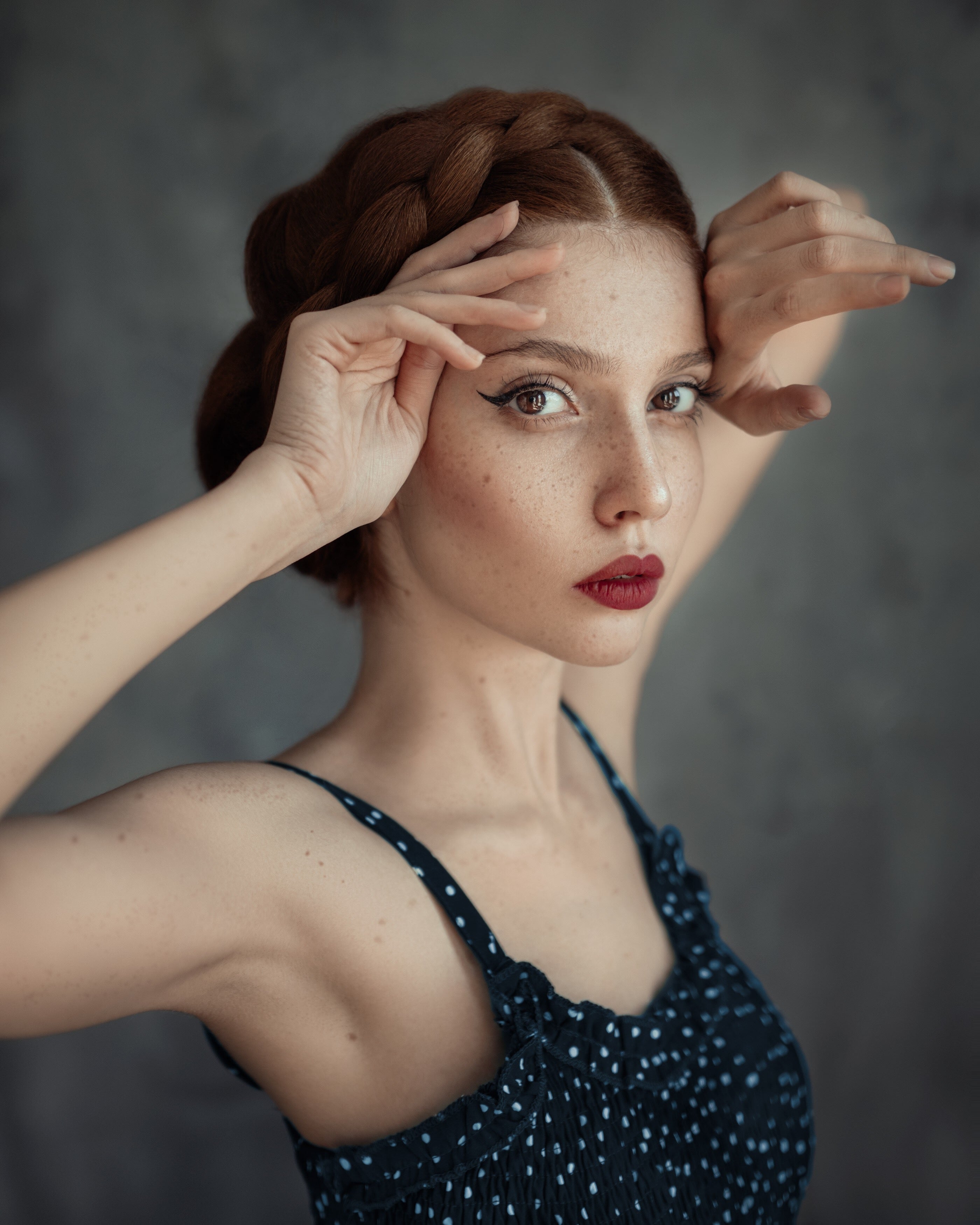 Kate Abstract Light Green and Grey Tone Texture Backdrop -UK