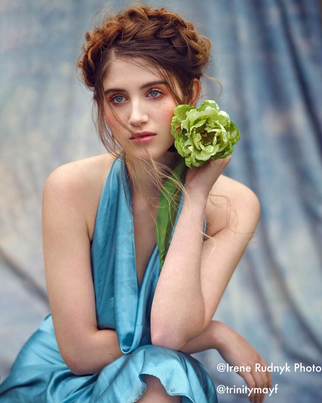 Kate Abstract Backdrop Retro Yellow Blue for Photography Background -UK