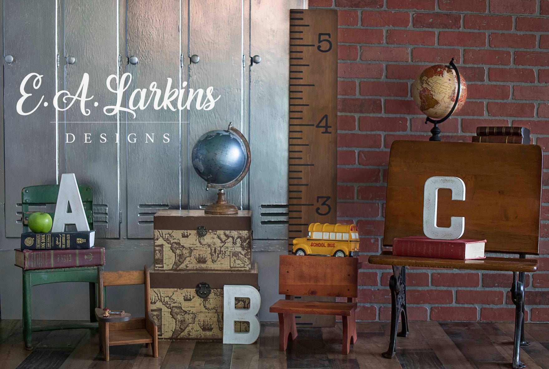 Kate Back to School Backdrop for Photography Designed By Erin Larkins