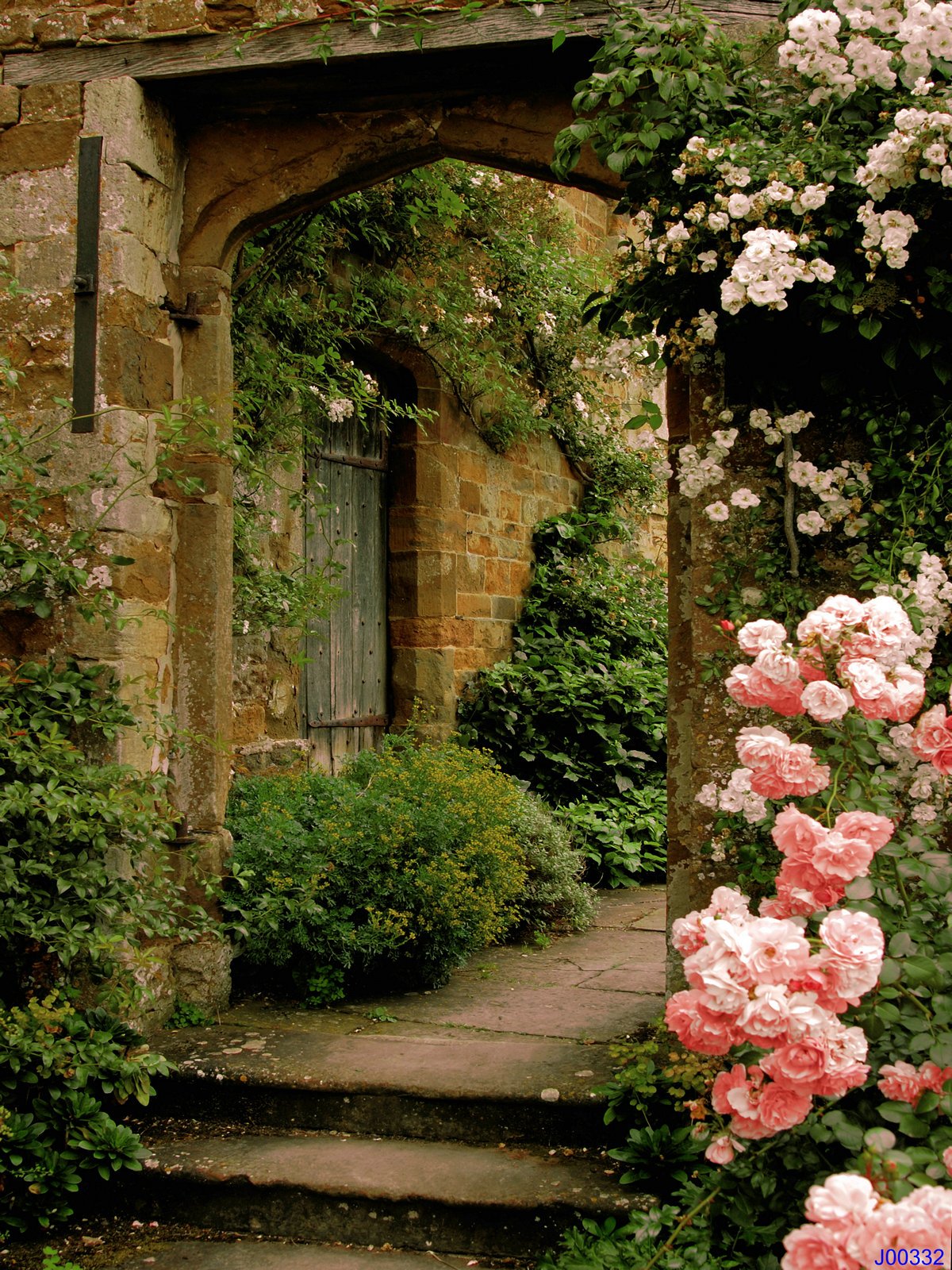 Kate Spring Scenery Backdrop Pink Rose Brick Arch Door Background for Photographer Photo - Kate backdrop UK