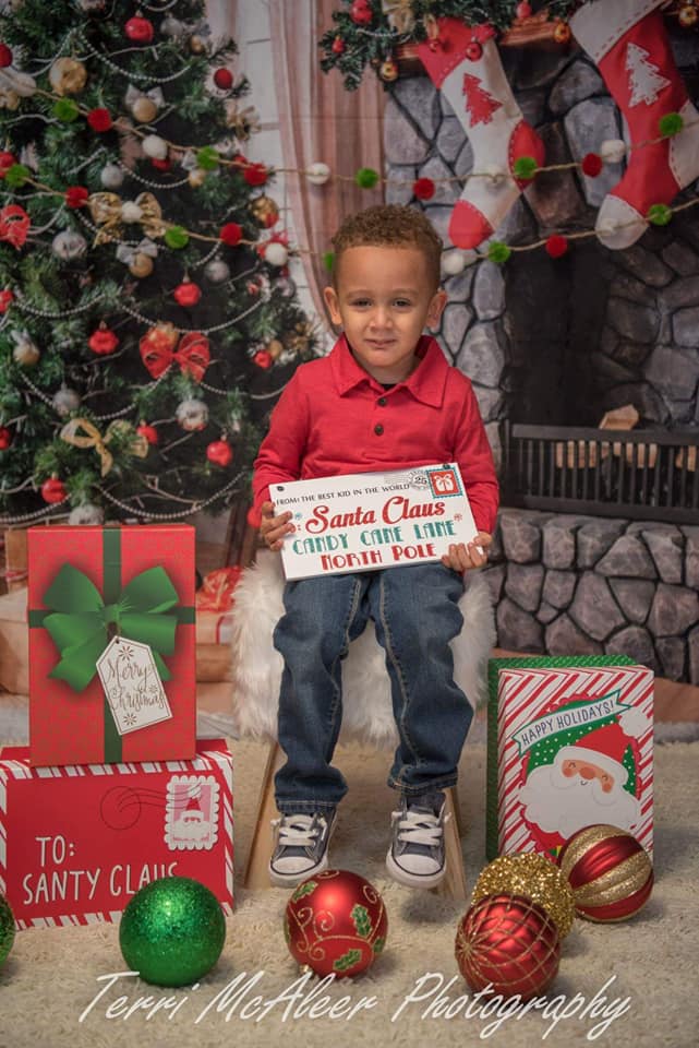 Kate Christmas Backdrop sock fireplace home decoration for Photography - Kate backdrop UK