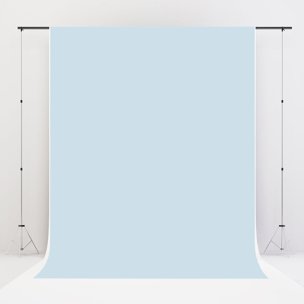 Kate Light blue solid color cloth Microfiber Backdrop for Photography -UK
