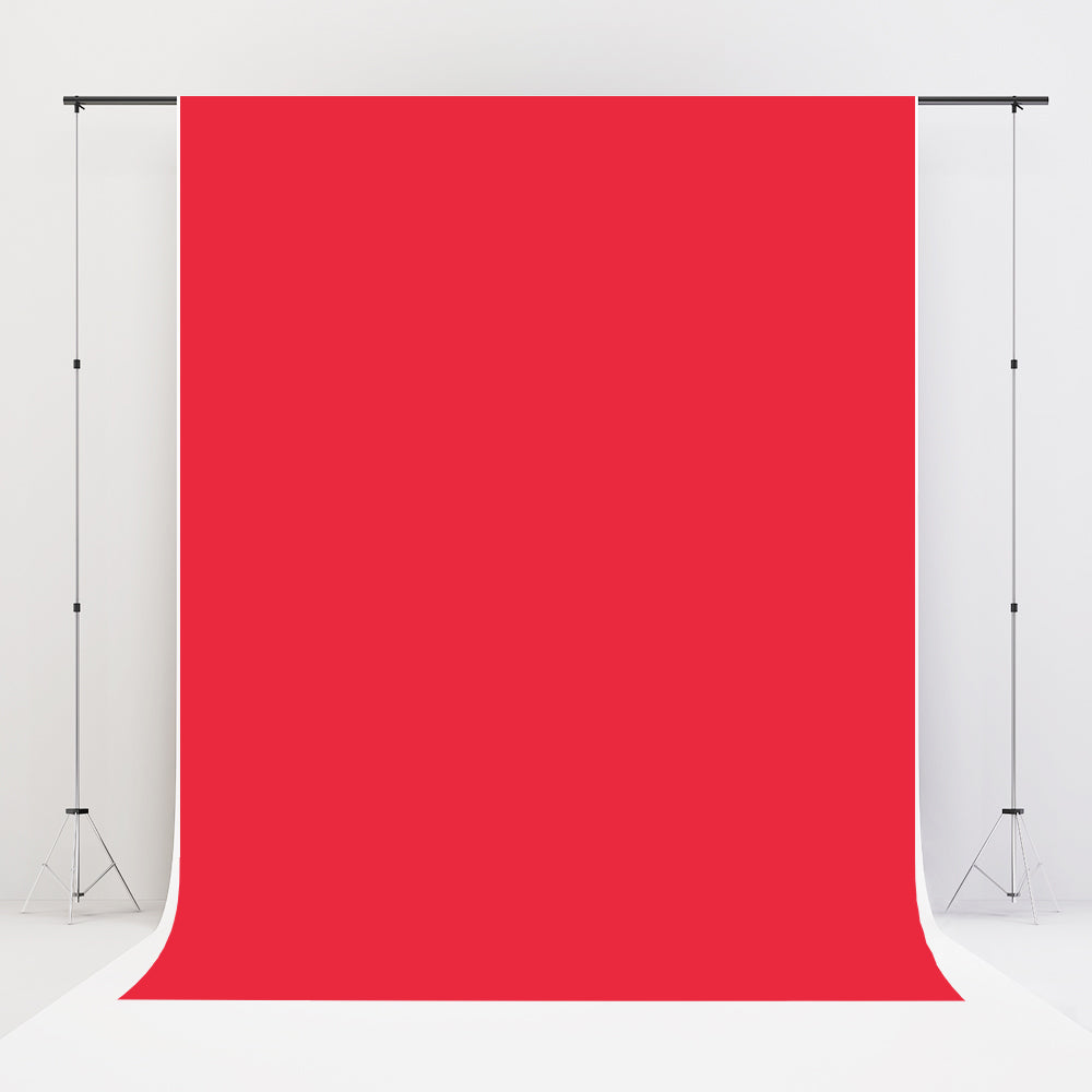 Kate Red Solid Backdrop Portrait Background for Photo Studio -UK