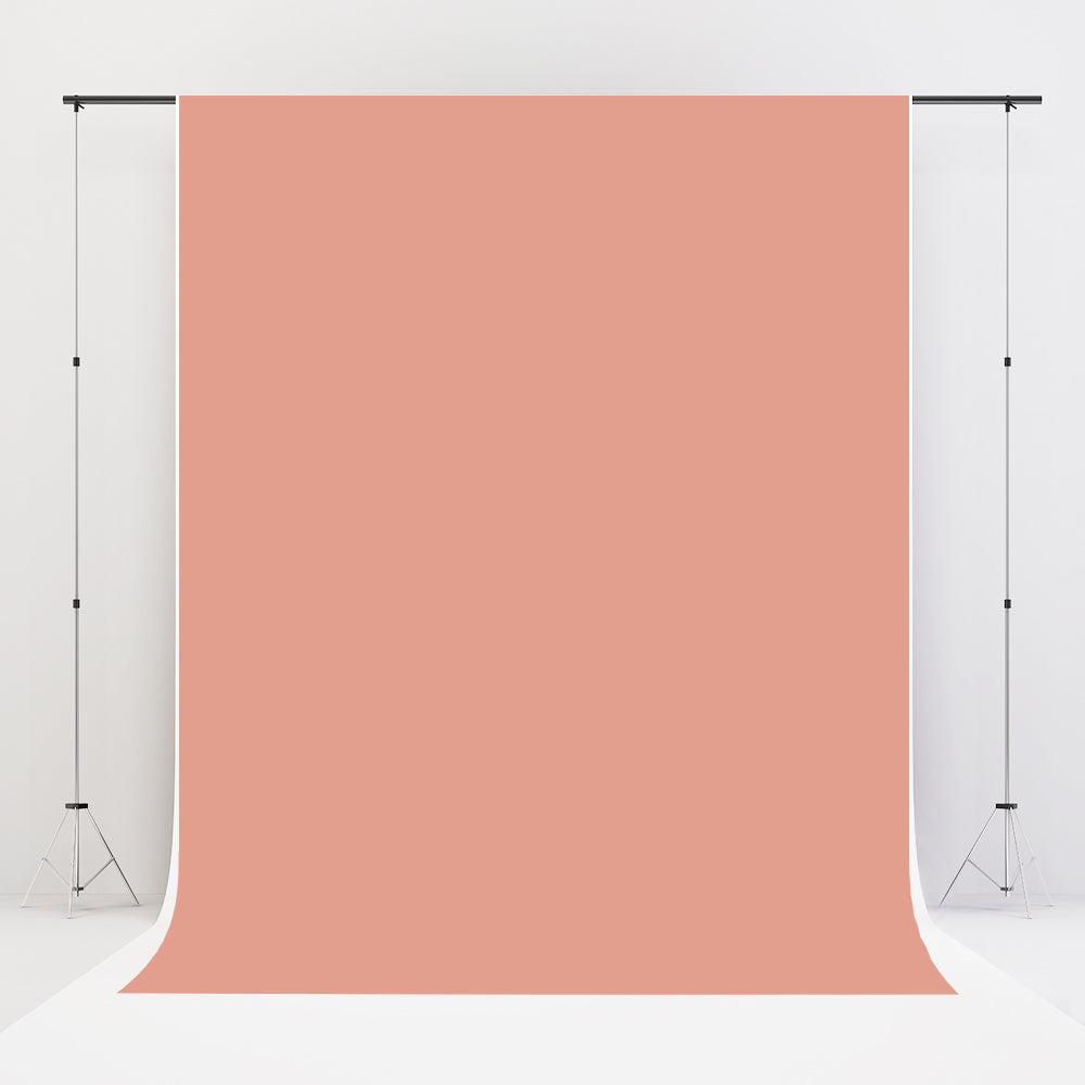 Kate Peach Solid Fabric Backdrop for Photography