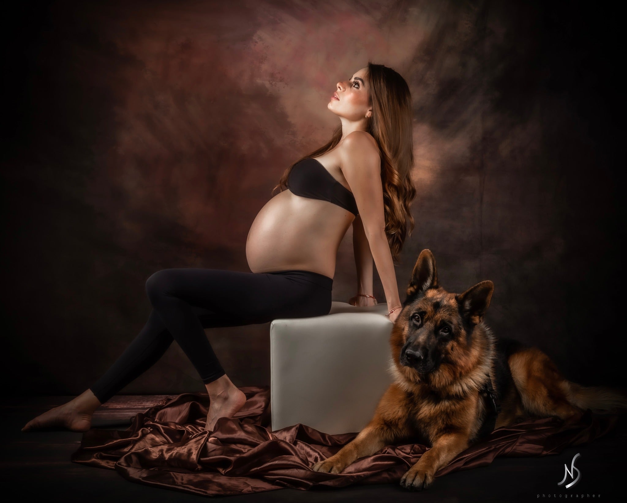 Kate Abstract Texture Brown Fabric Backdrop for Photography -UK