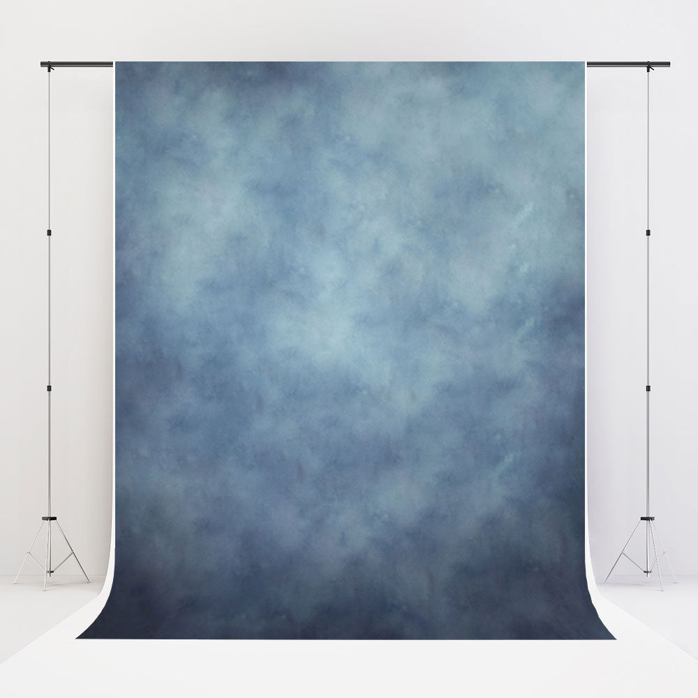 Kate Foggy Blue Abstract Texture Backdrops For Portrait Photography -UK