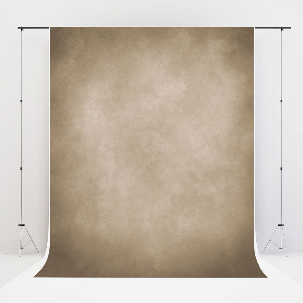 Kate Abstract Brown Beige Little Green Color Backdrop designed by Veronika Gant -UK