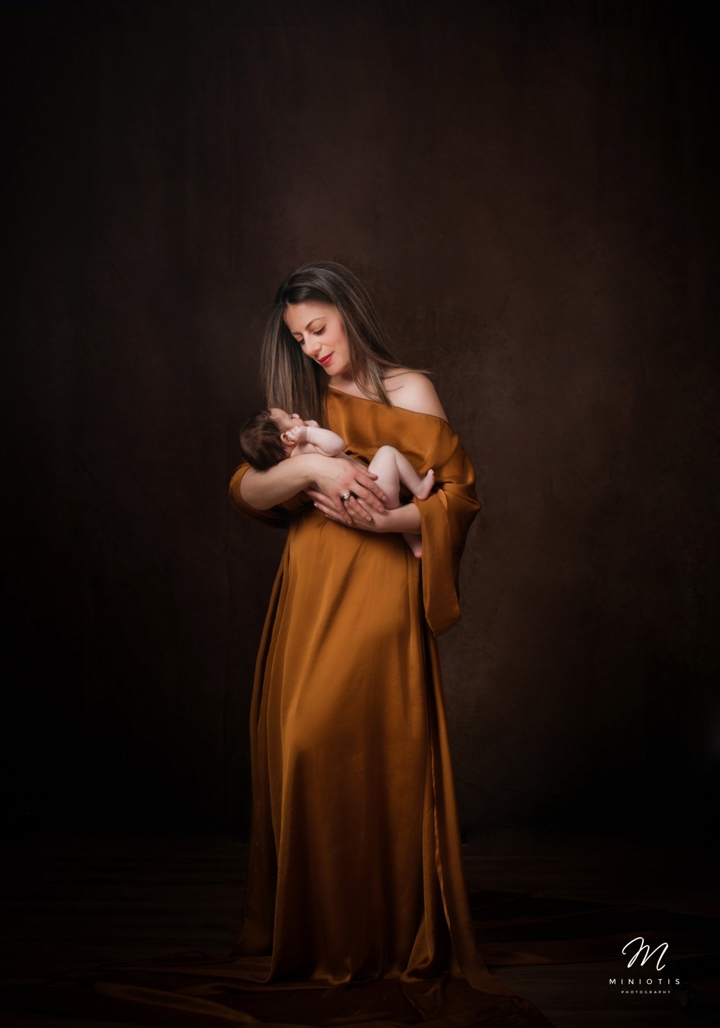 Kate Abstract Texture Old Master Dark Brown Backdrop Photo Studio -UK