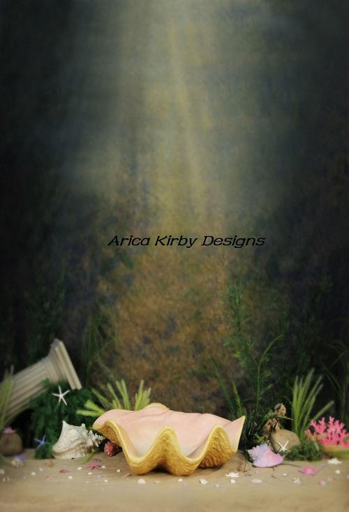 Kate Mermaid Backdrop designed by Arica Kirby -UK