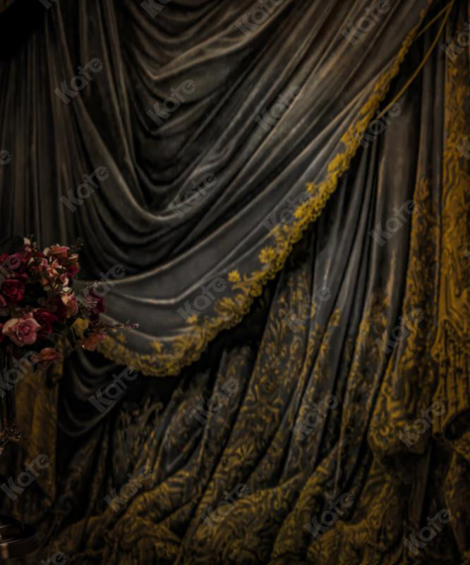 Kate Retro Classical Court Style Warm Color Backdrop Designed by Thousand Words Photography -UK