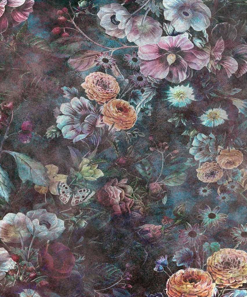Kate Vintage Obscure Rose Flowers Backdrop for Photography Designed by Avion Photography