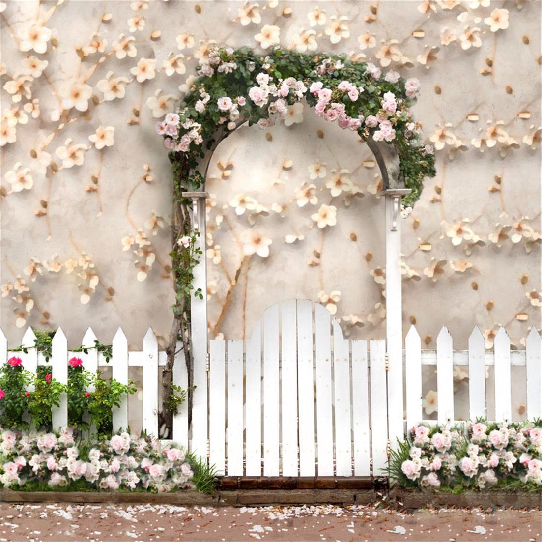 Kate Spring/mother's Day Flowers Arch Floral Wall Backdrop for Photography -UK
