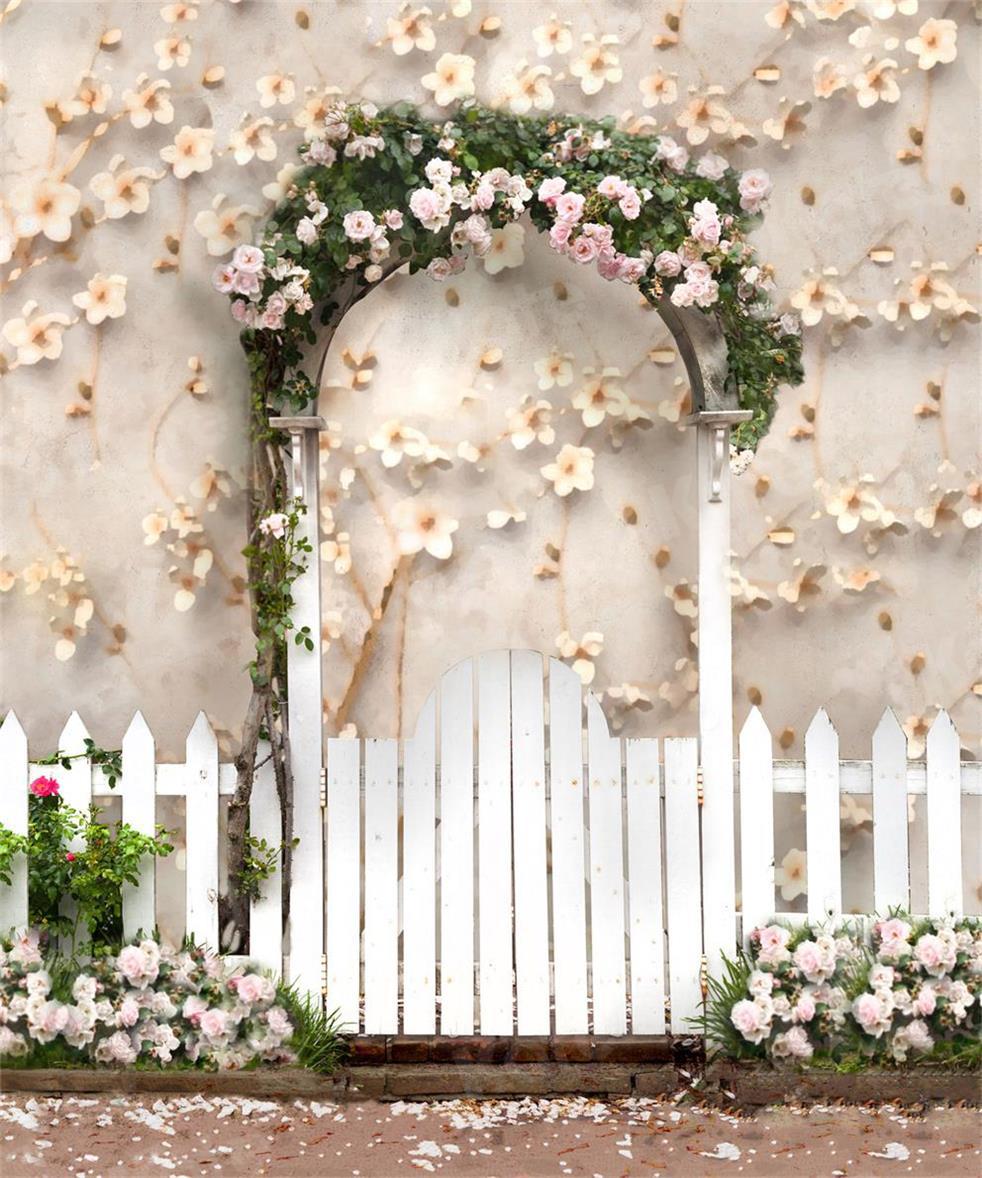 Kate Spring/mother's Day Flowers Arch Floral Wall Backdrop for Photography -UK