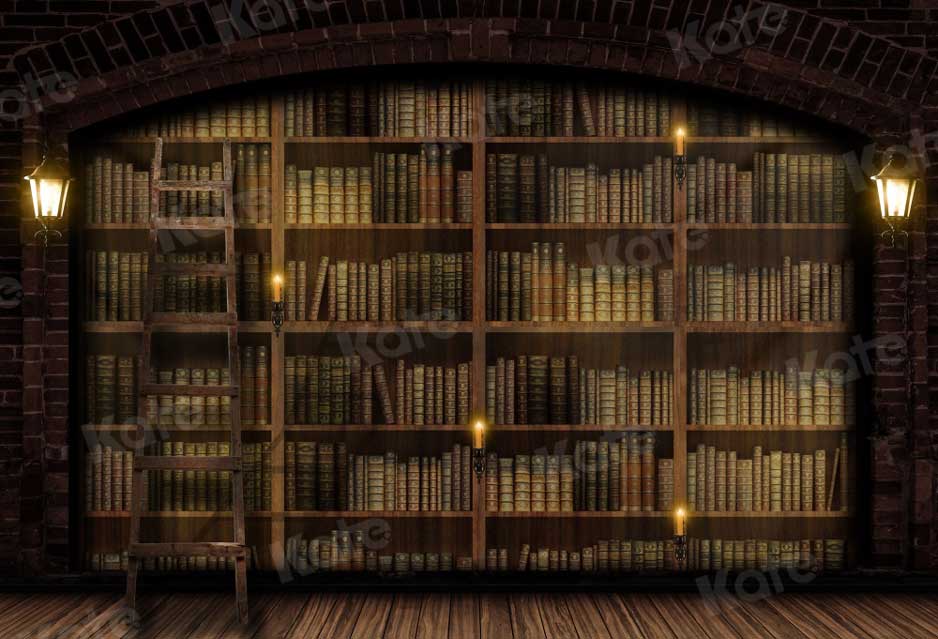 Kate Bookshelf Retro Backdrop for Photography -UK