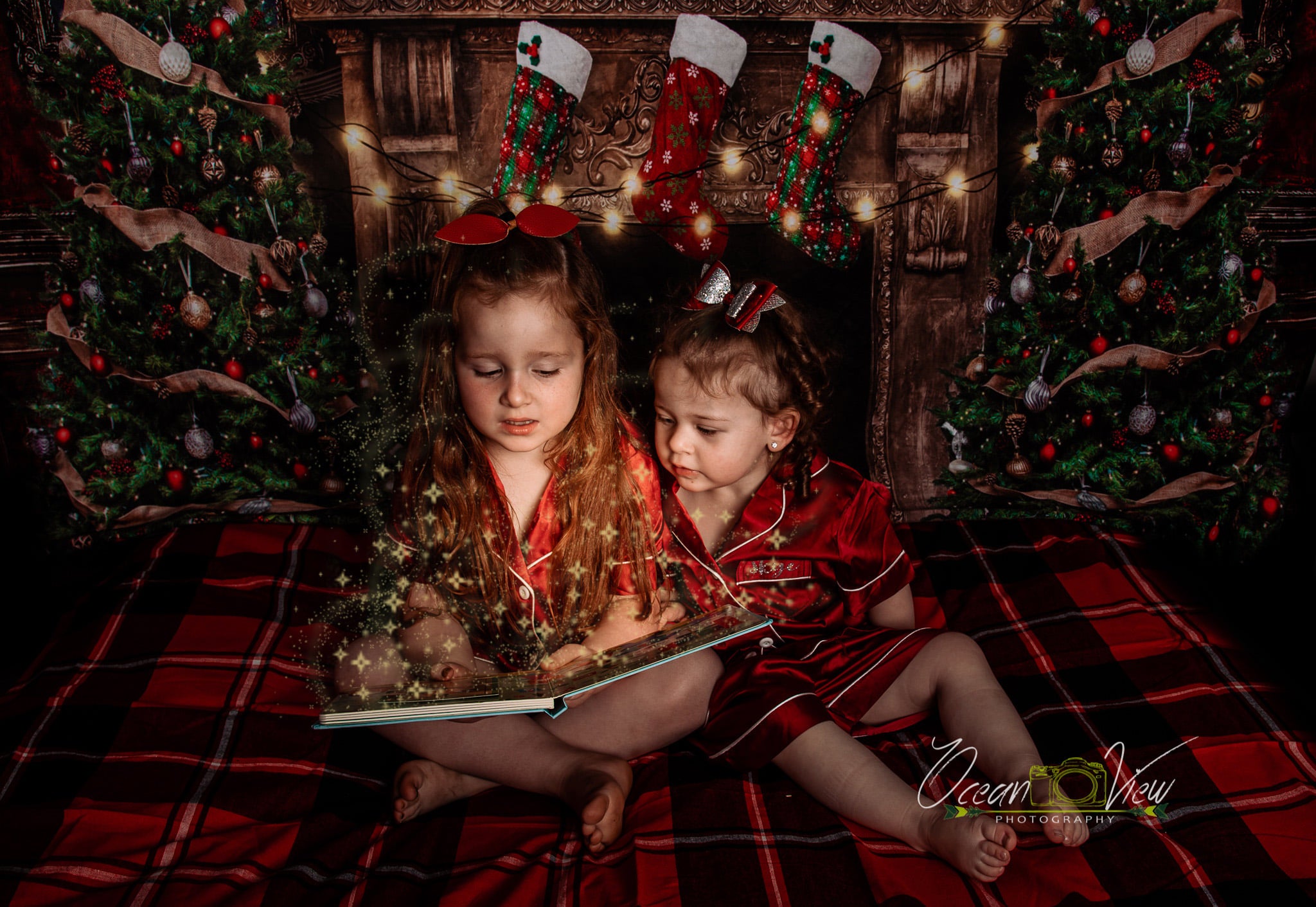 Kate Christmas Room Fireplace Backdrop Designed by Emetselch -UK