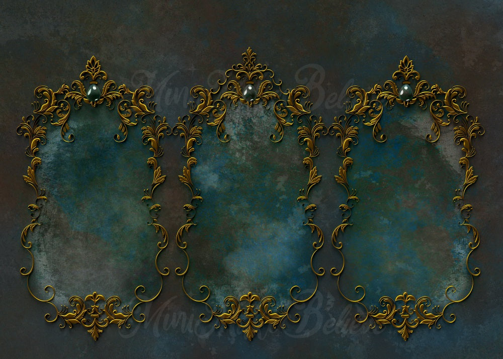 Kate Cosplay Gothic Distressed Ornate Wall Backdrop Designed by Mini MakeBelieve