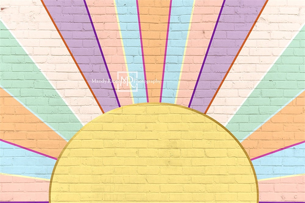 Kate Rainbow Sunshine Wall Backdrop Designed by Mandy Ringe Photography -UK