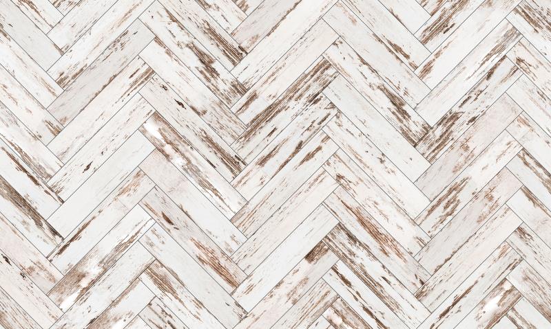 Kate Textured Vintage Wood Grain Rubber Floor Mat -UK