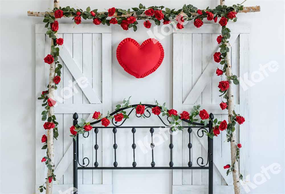 Kate Valentine's Day Backdrop Headboard Rose Designed by Emetselch -UK