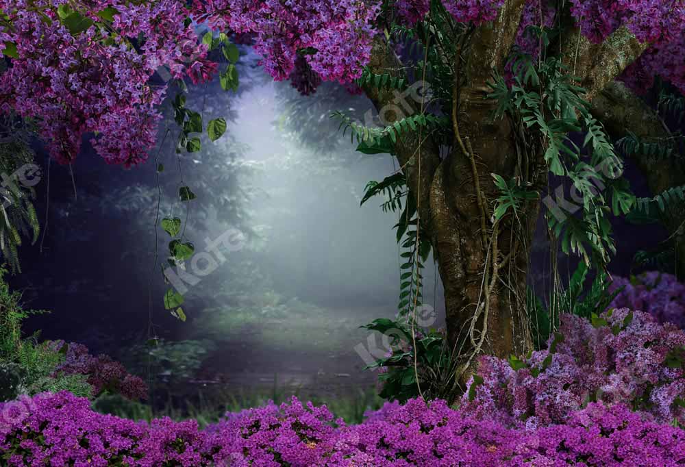 Kate Scenery Forest Flower Backdrop Designed by Chain Photography -UK