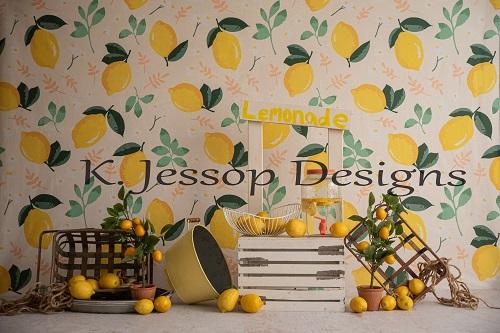 Kate Summer Backdrop Lemonade Designed by Keerstan Jessop -UK
