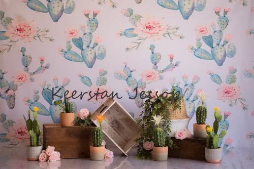 Kate Emmas Cactus Children Backdrop Designed by Keerstan Jessop -UK