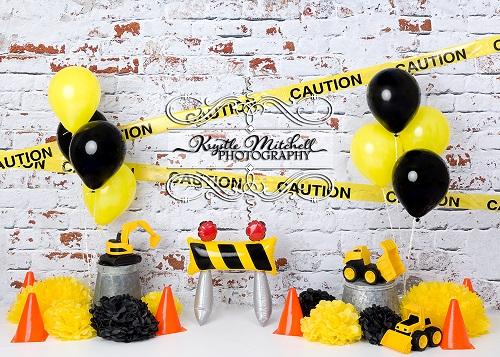 Kate Construction Fun Backdrop Designed By Krystle Mitchell Photography -UK
