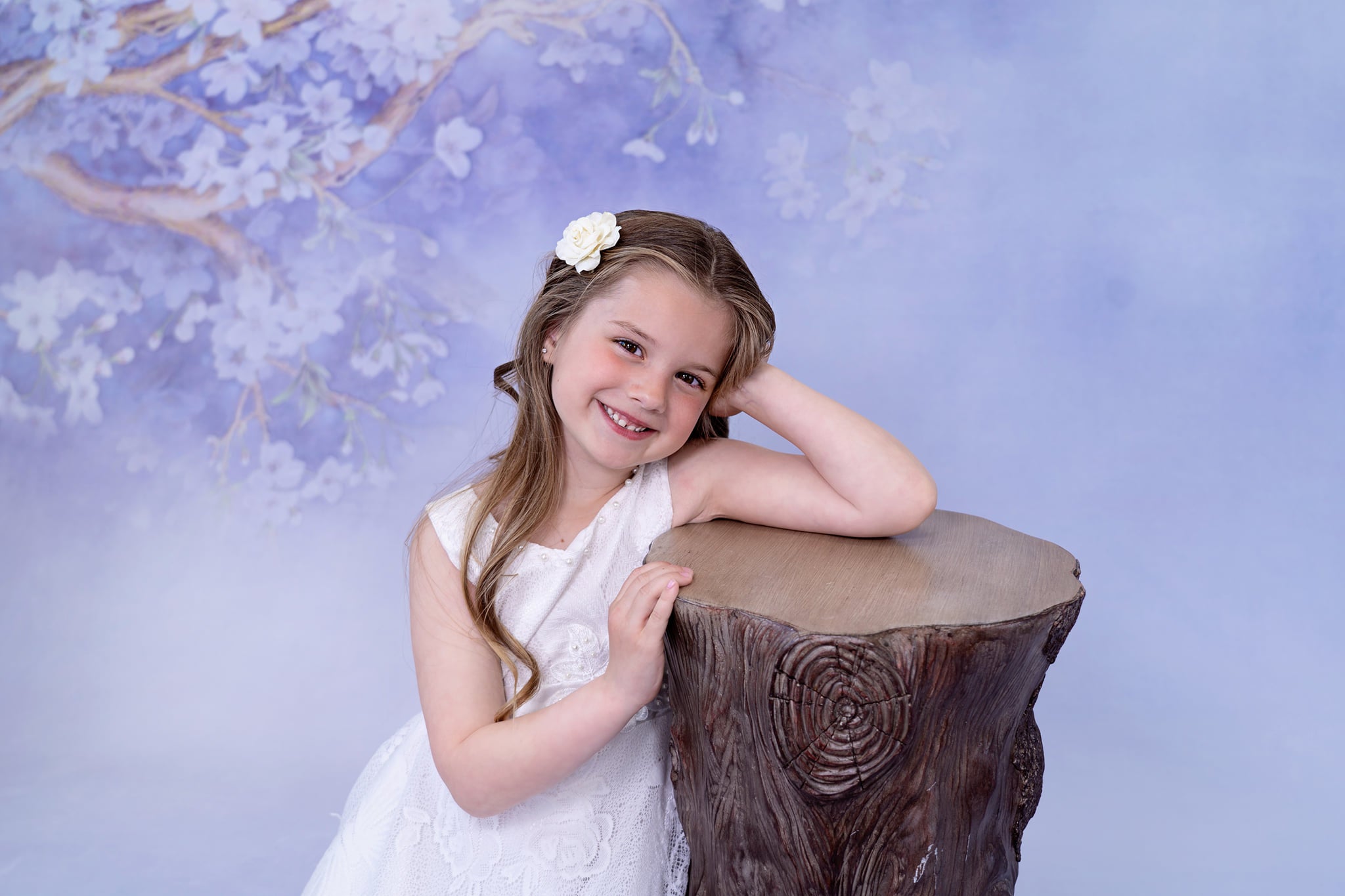 Kate Purple Backdrop Flower Photography Background -UK