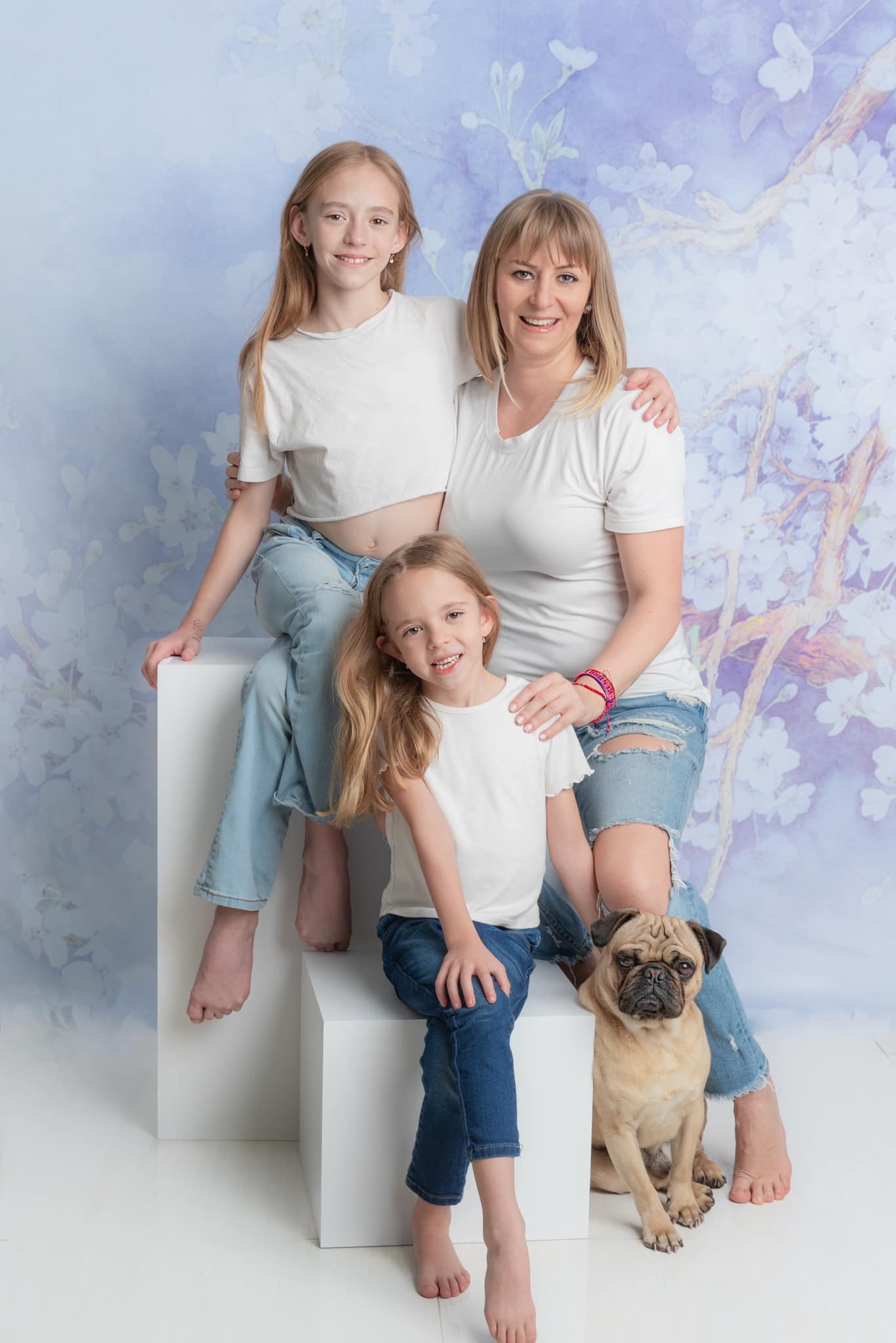 Kate Purple Backdrop Flower Photography Background -UK