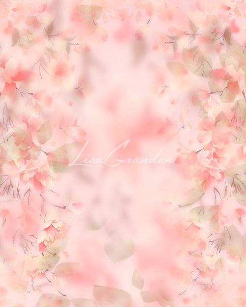 Kate Flowers Backdrop Pink Blossoms Designed by Lisa Granden -UK