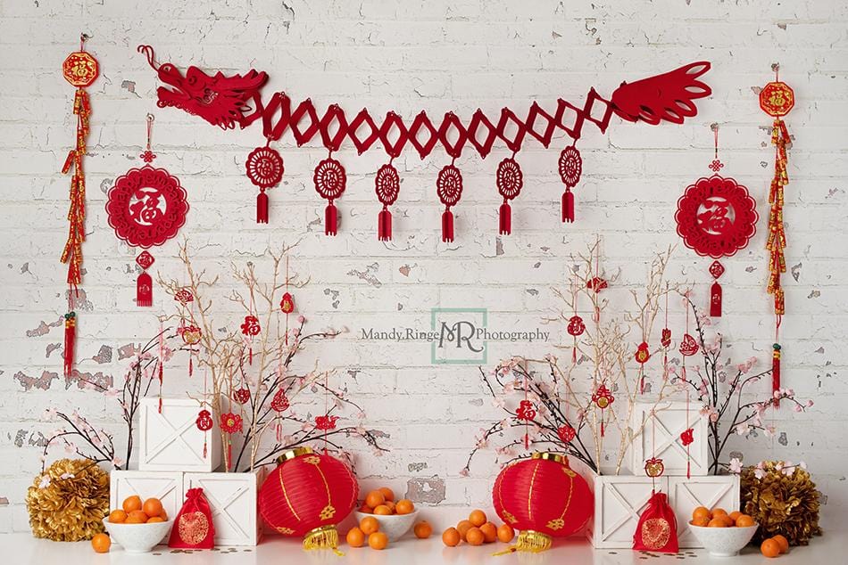 Kate Lunar Chinese New Year Backdrop Designed by Mandy Ringe Photography
