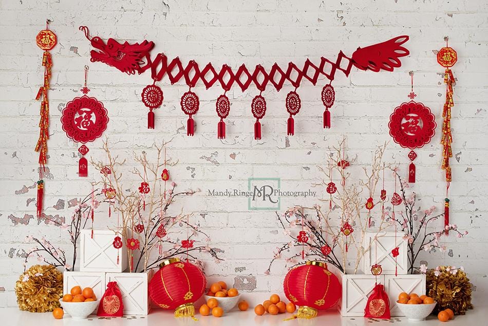 Kate Lunar Chinese New Year Backdrop Designed by Mandy Ringe Photography -UK