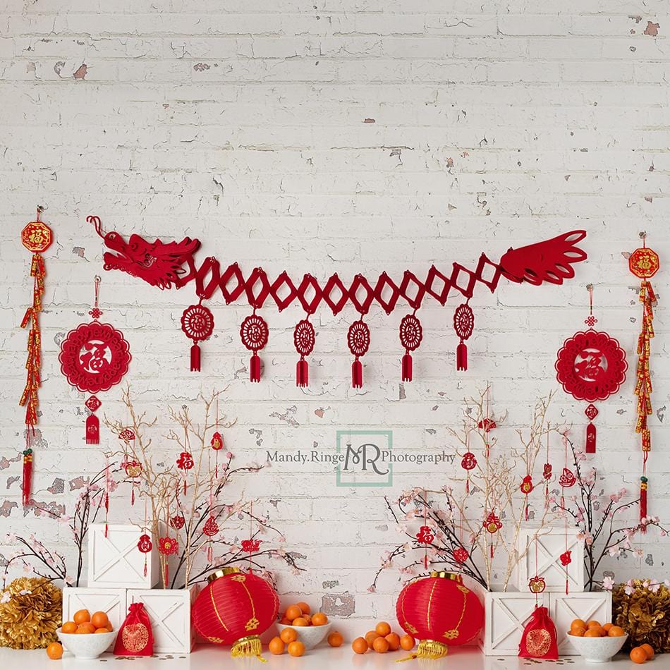 Kate Lunar Chinese New Year Backdrop Designed by Mandy Ringe Photography