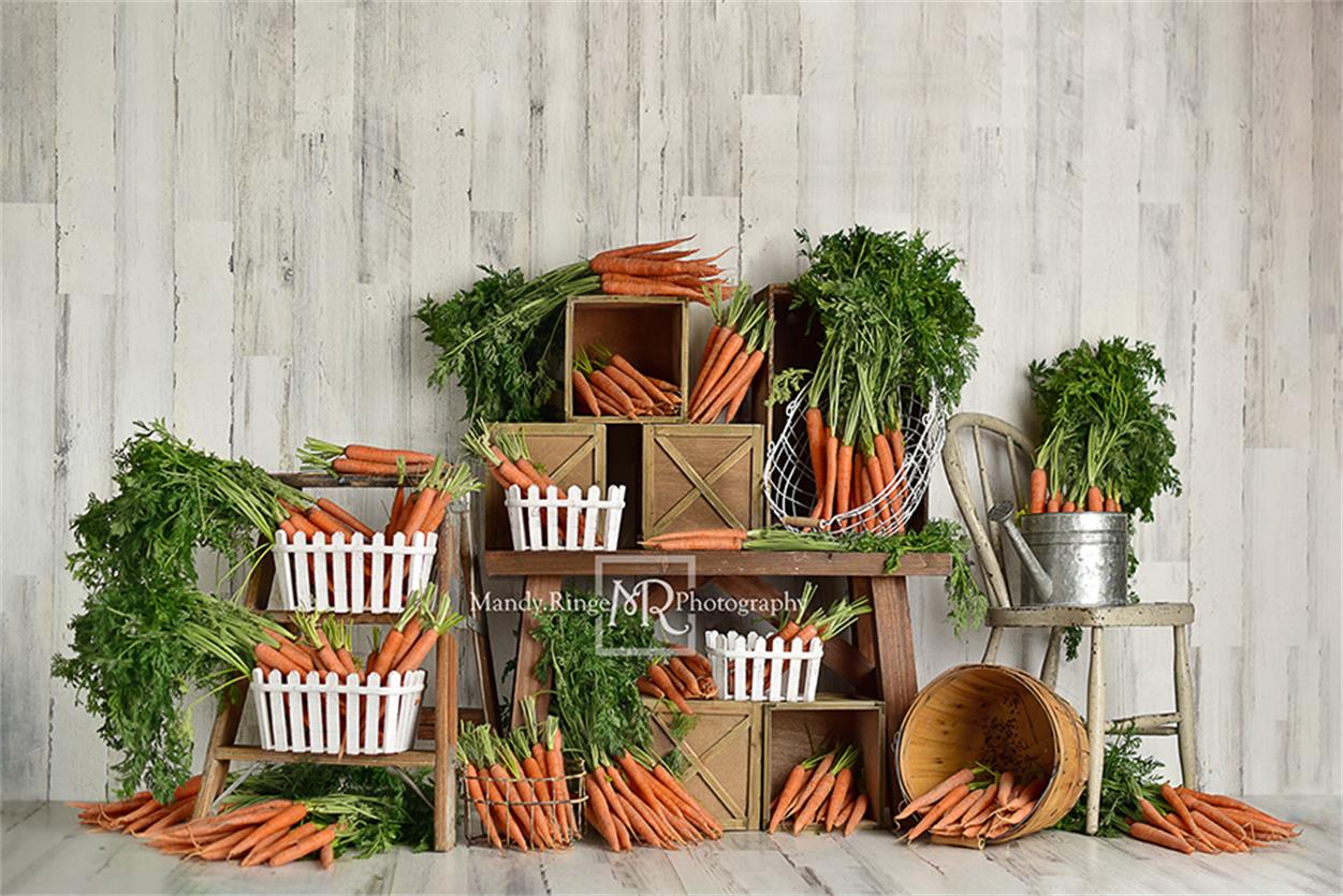 Spring\Easter Carrots Children Backdrop