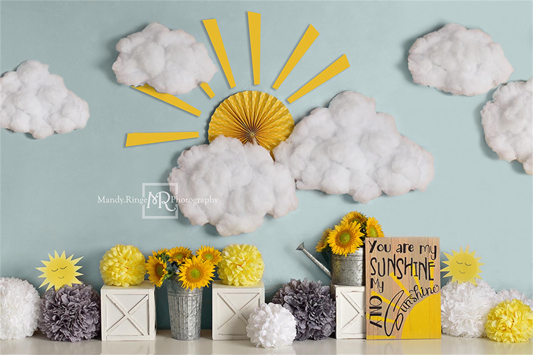 Sunflower Sunshine Children Backdrop
