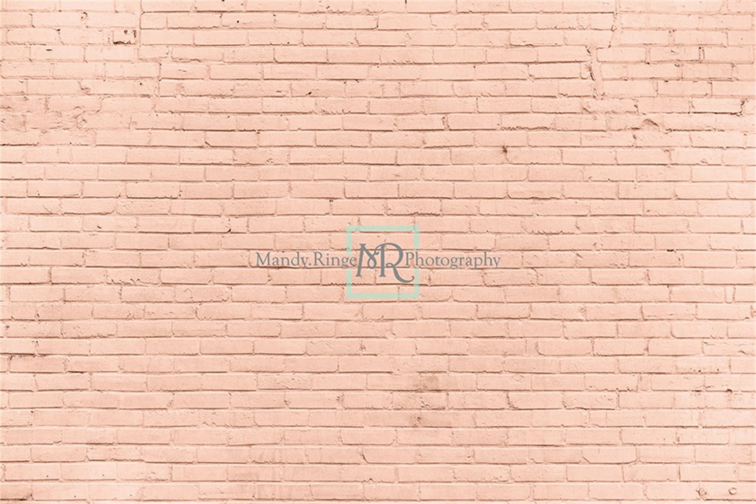 Kate Peach Brick Wall Backdrop Designed by Mandy Ringe Photography -UK