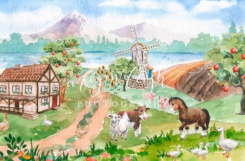 Kate Farm Life Backdrop Designed by Megan Leigh Photography -UK