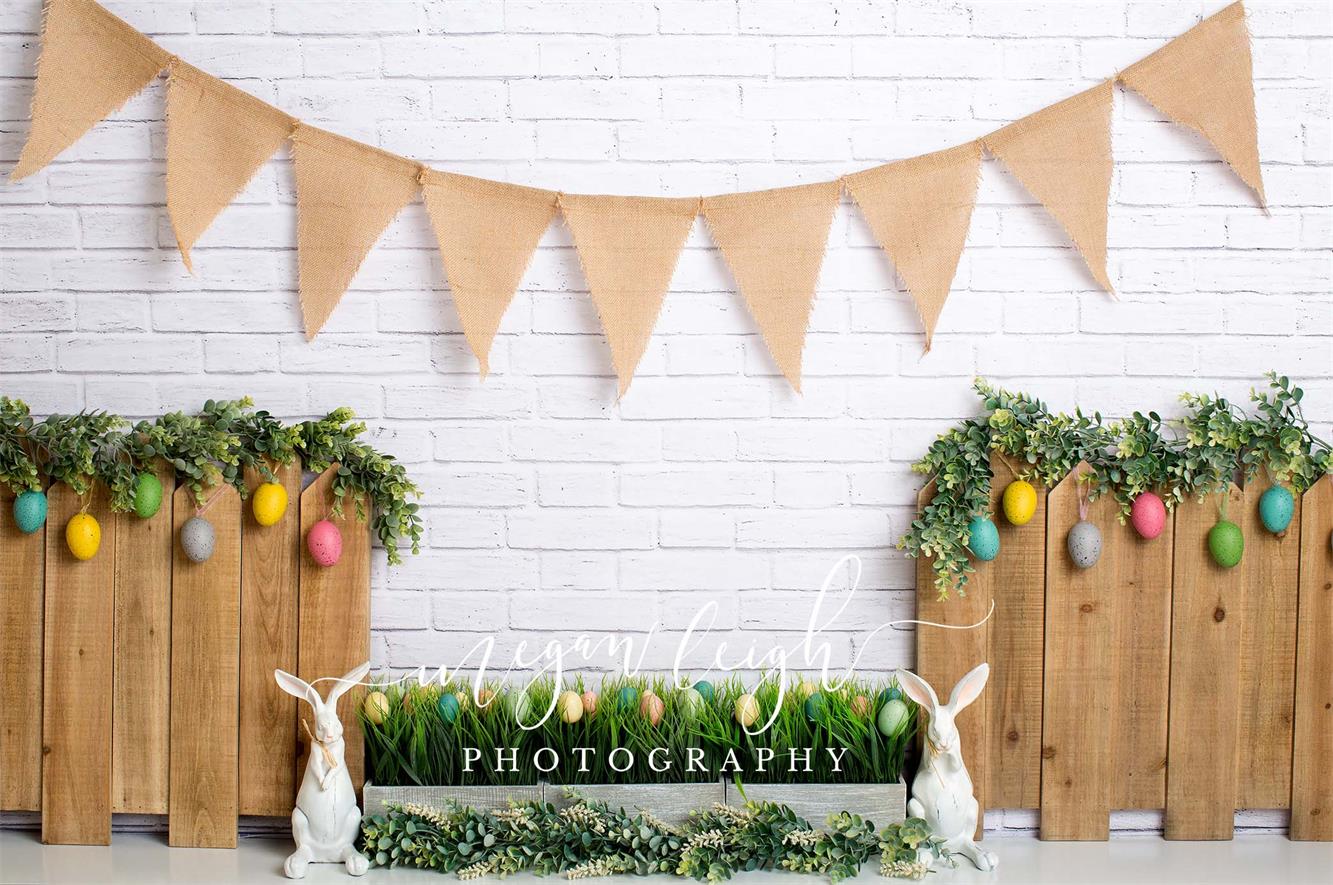 Easter Fence Backdrop