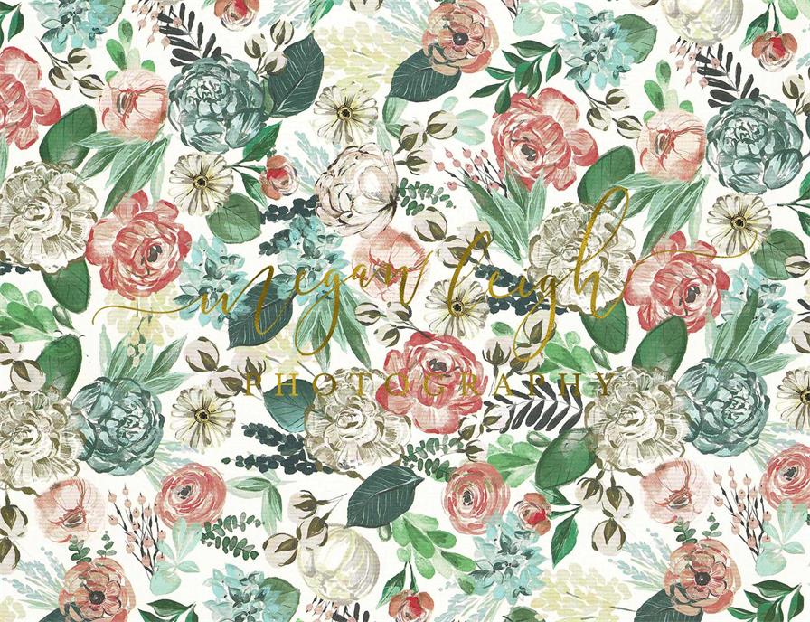 Mixed Floral Backdrop