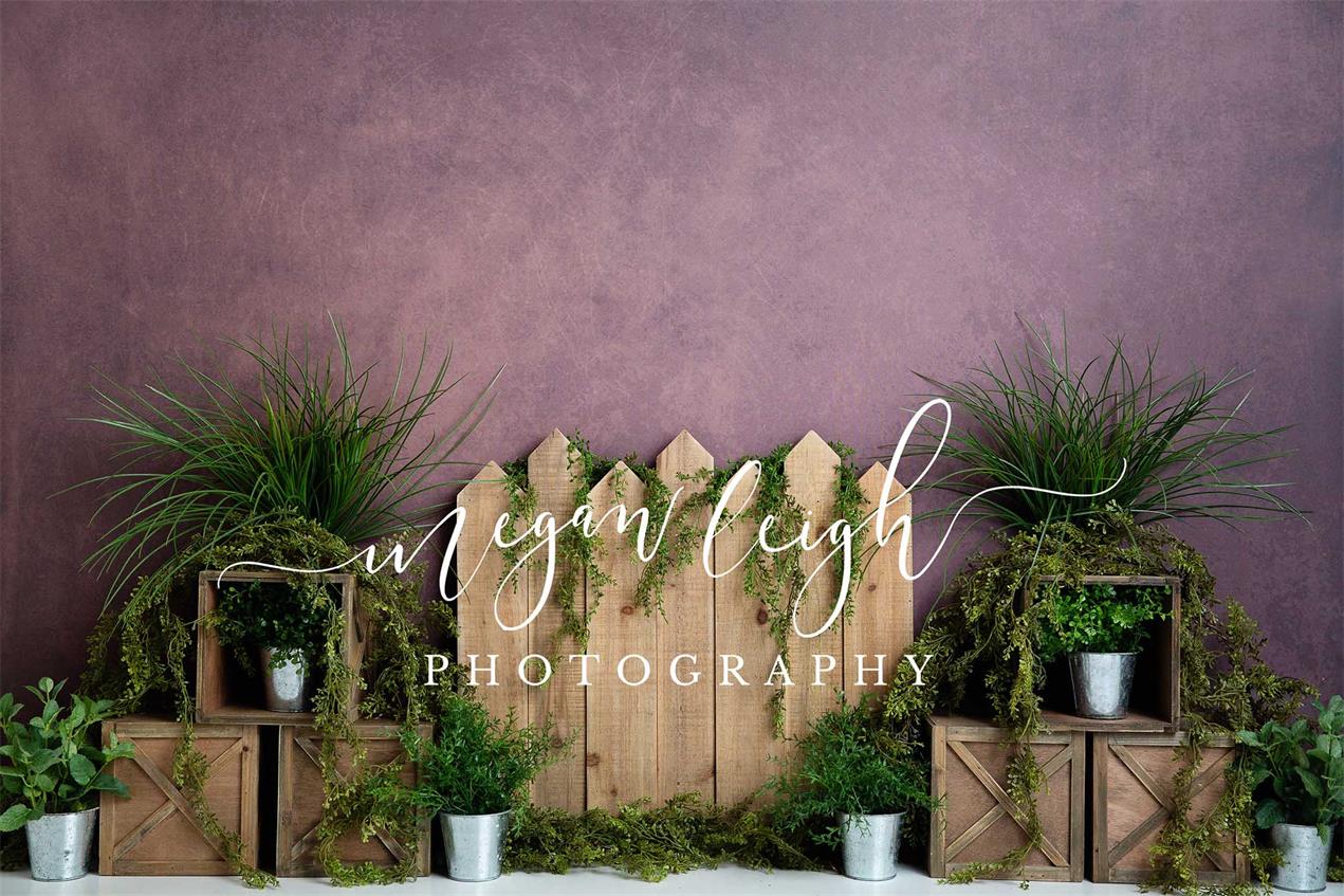Kate Greens Garden Purple Backdrop Designed by Megan Leigh Photography -UK