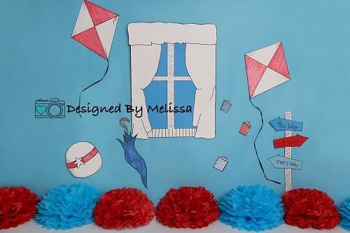 Kate Oh the Places U Will Go Backdrop Designed by Melissa King -UK