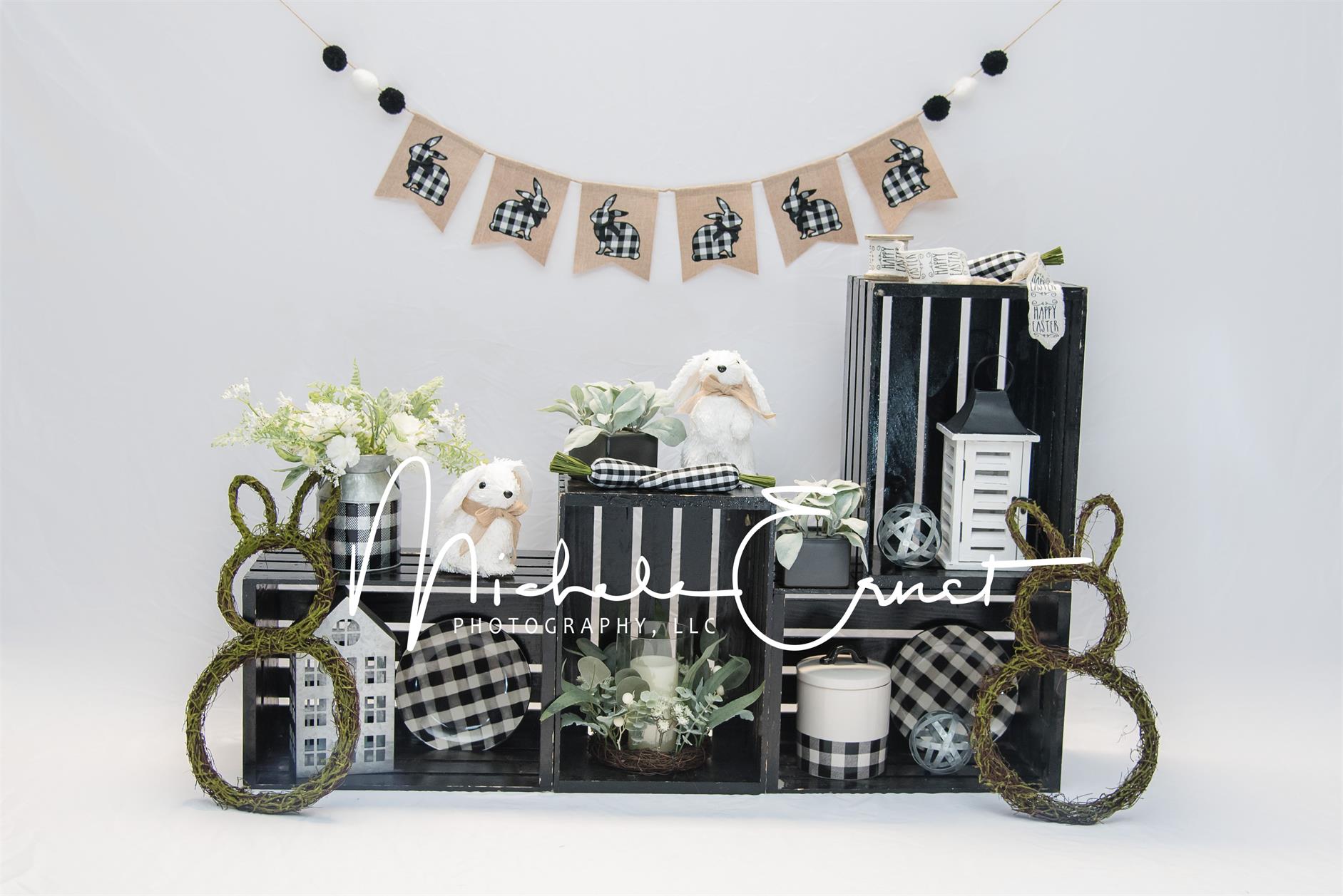 Kate Spring\Easter Farmhouse Plants Decoration Backdrop Designed By Michele Ernst Photography -UK