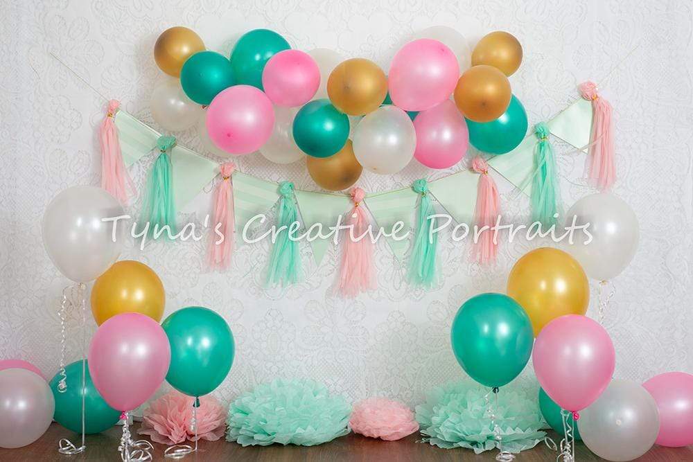 Kate Minty Fresh Celebrations Backdrop for Children Photography Designed By Tyna Renner -UK